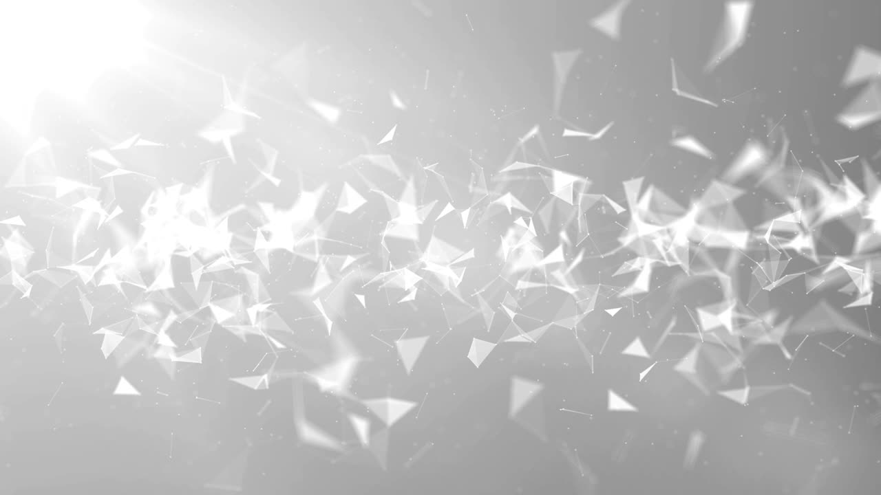 plexo rede abstrata branco tecnologia ciência loop de fundo