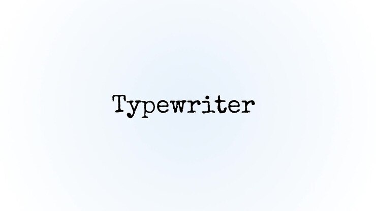 Typewriter 10 | After Effects 2023 | 3840x2160