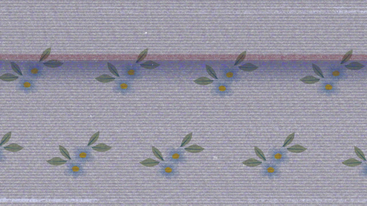 꽃 패턴 위의 오류와 함께 화면의 애니메이션