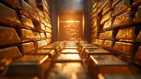 gold bars vault