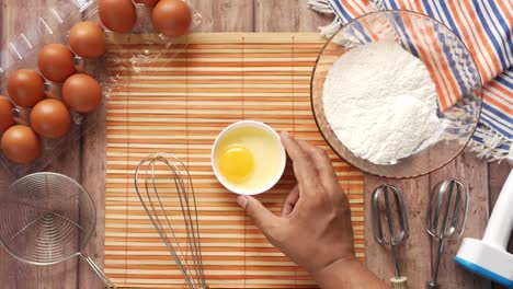 baking ingredients and preparation