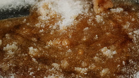 making caramel