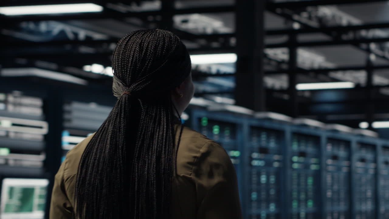 Data center manager conducts security audits to protect against cyber threats