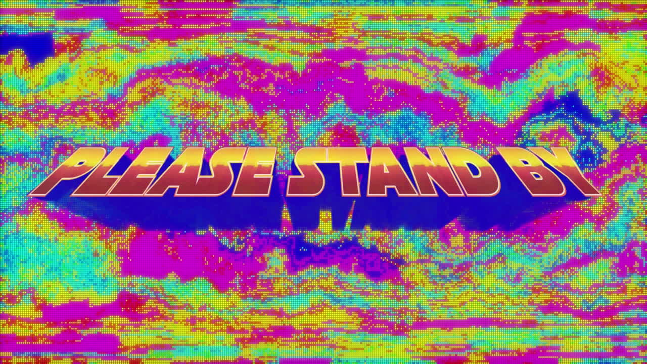 원활한 루프의 줄무 ⁇ 로 화면에 텍스트에 의해 서십시오의 애니메이션