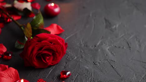 red rose  petals  candles  dating accessories  boxed gifts  hearts  sequins