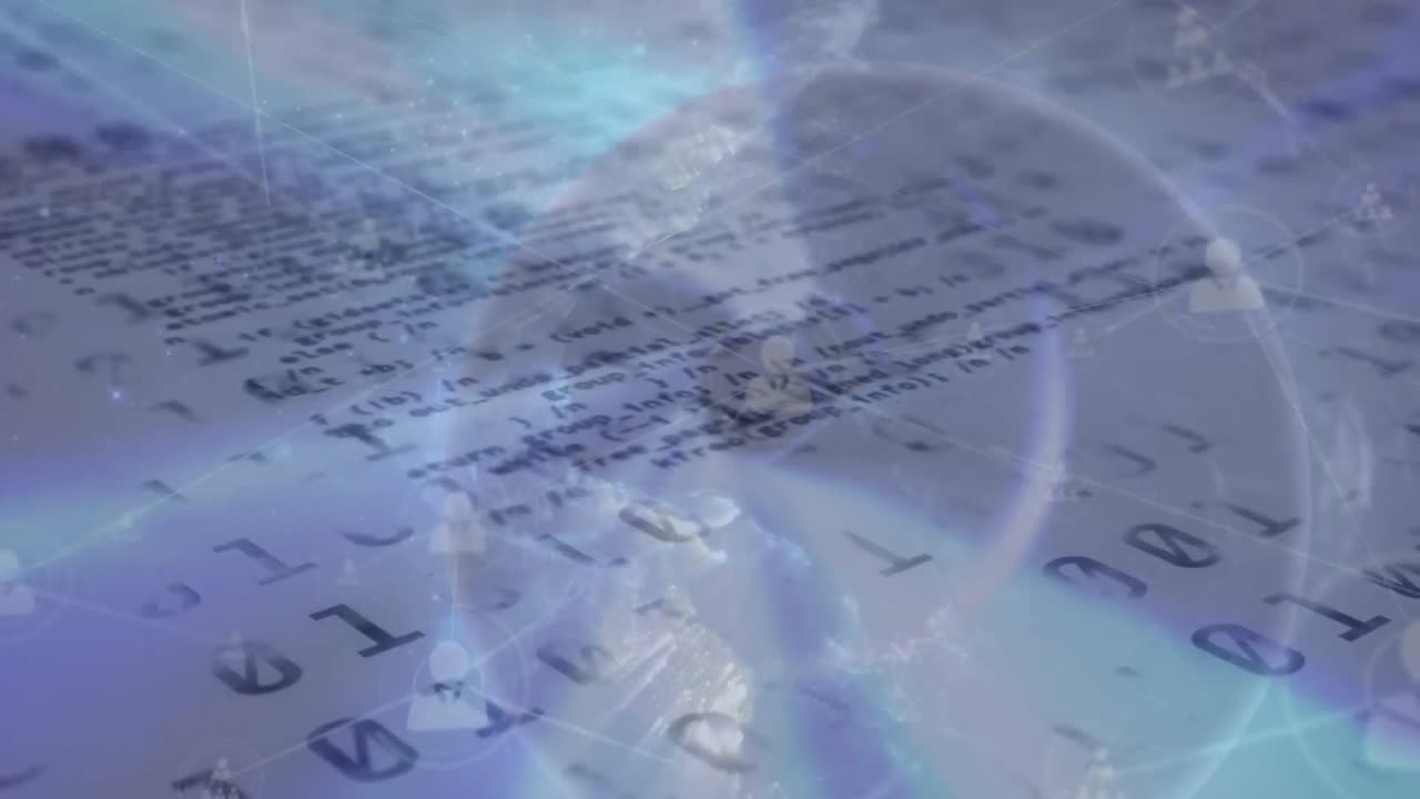 데이터 프로세싱을 통한 연결 네트워크의 애니메이션