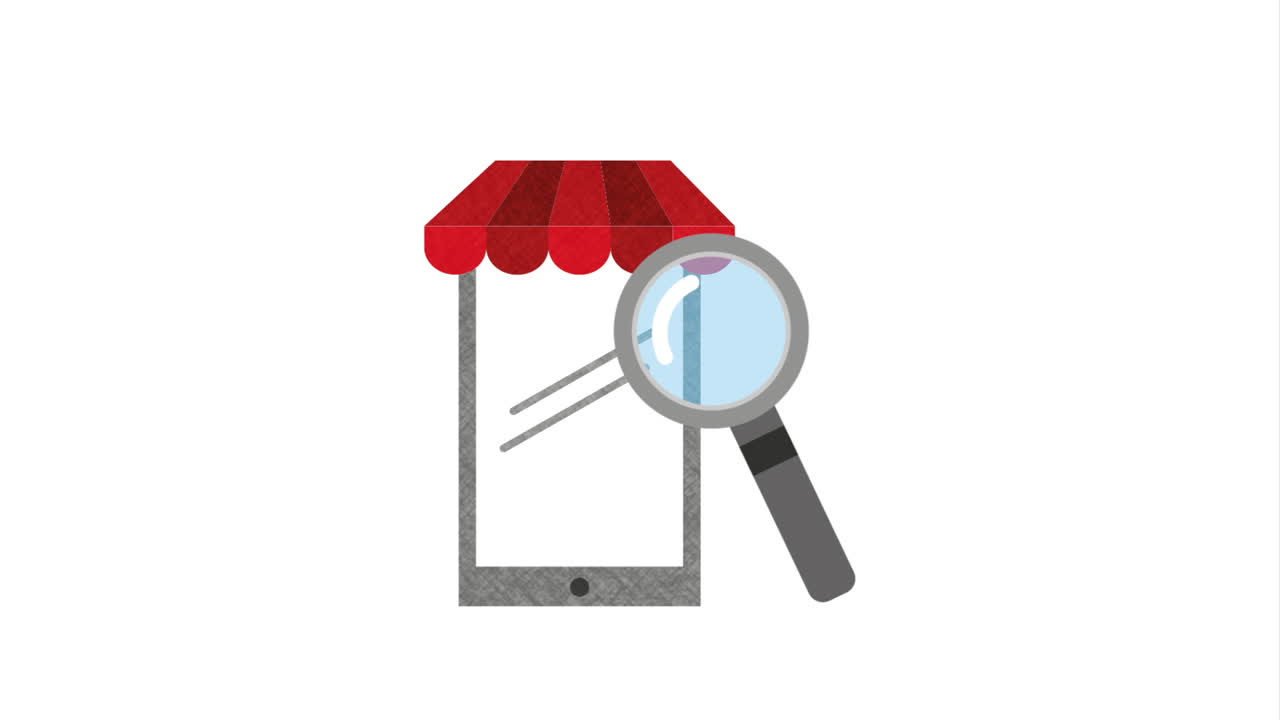 aplicación de compras móviles con búsqueda