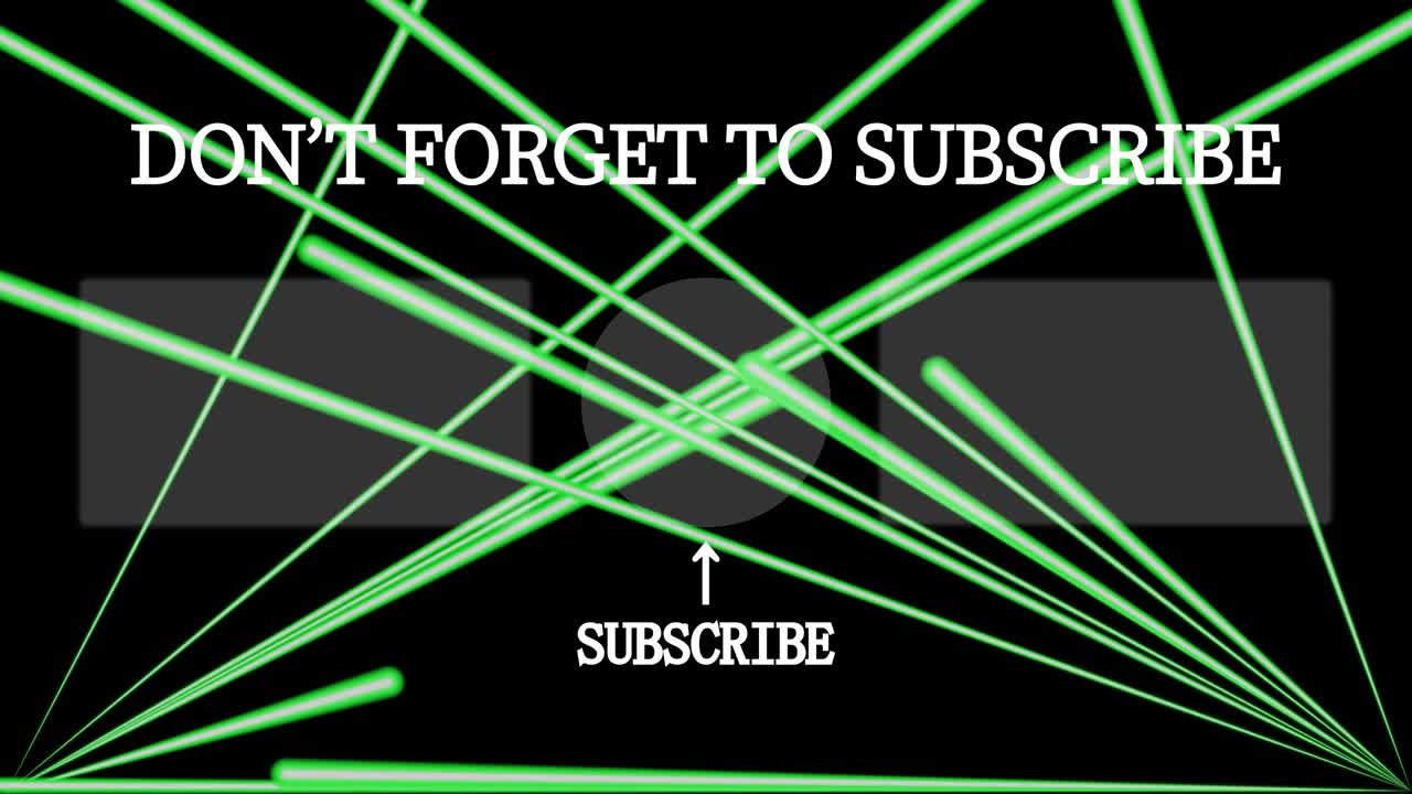 레이저 스테이지 세트  엔드 카드 엔딩 스크린 모션 그래픽