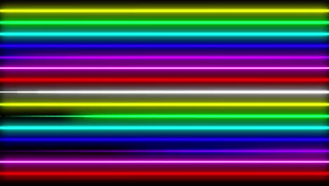 neon line illumination animation motion graphics