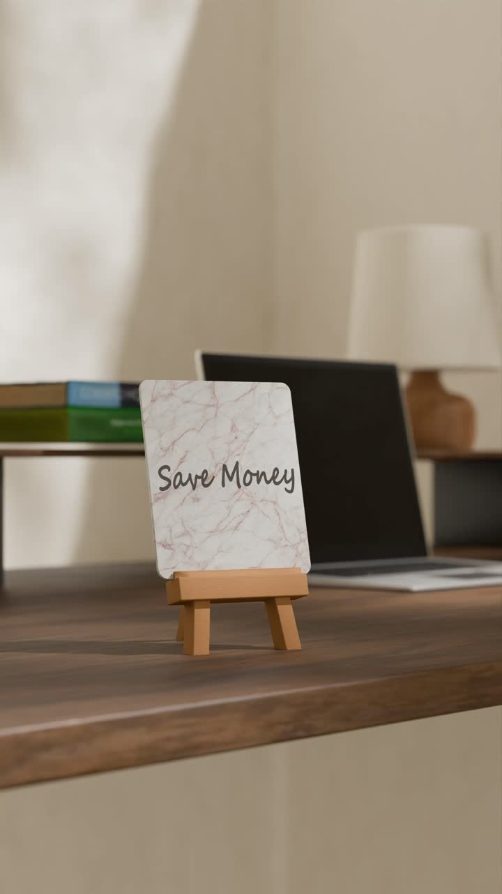 Vertical Video of Today pending task showing Save Money