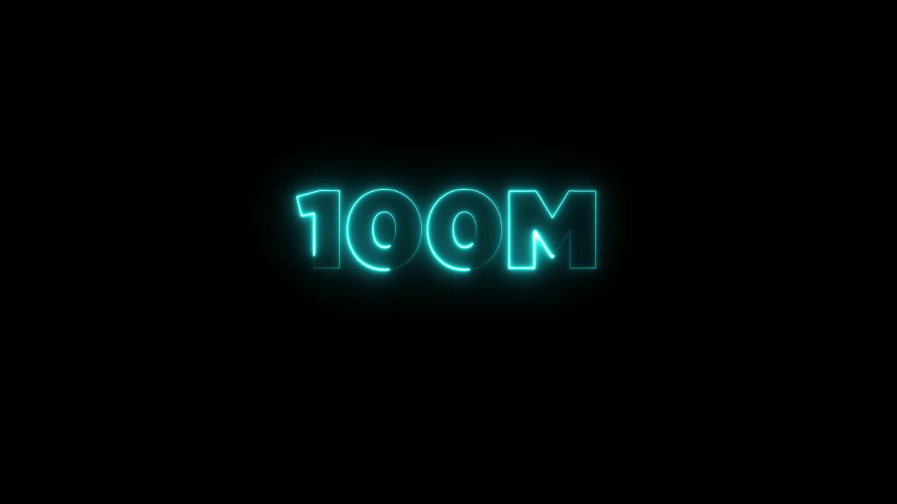 100M Neon Sign