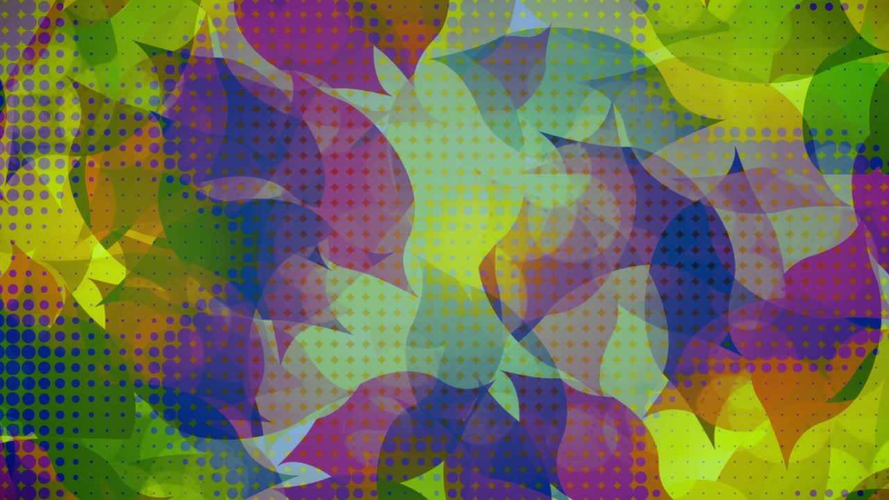 fondo vibrante con hojas coloridas 4k