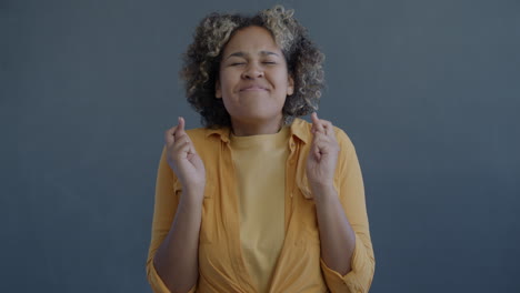 happy woman celebrating