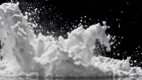 white powder explosion