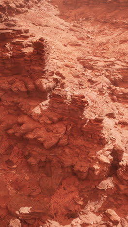 paisaje del cañón de las rocas rojas