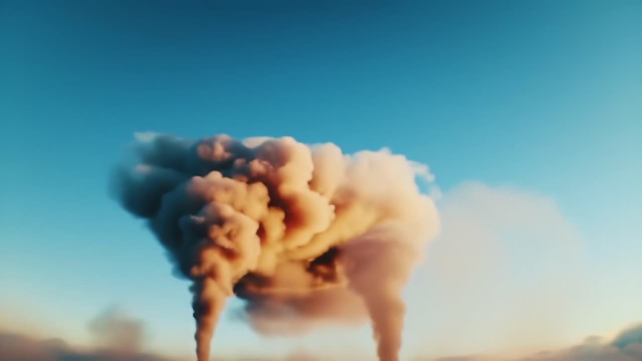 A Captivating Transformation: The Dramatic Evolution of a Volcanic Eruption Captured in Stunning Detail Over Time