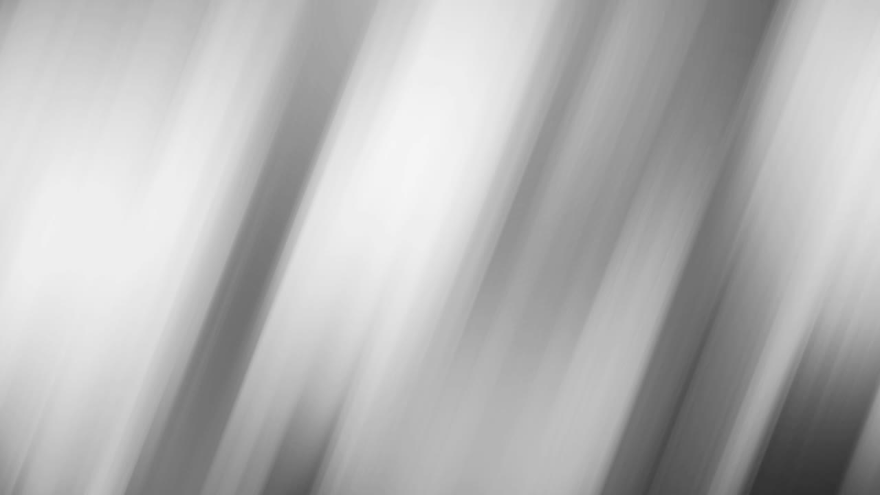 Seamless loop Diagonal Black and White smooth moving lines. Light grey looped gradient abstract background. Animation for business presentation, event, backdrop.  Endless looping transition.