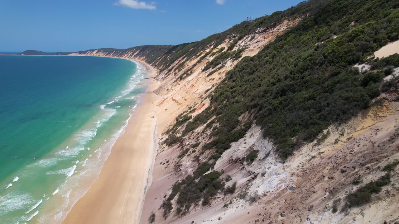 Aerial View Showcasing Rainbow Beach’s Natural Beauty Gorgeous Views