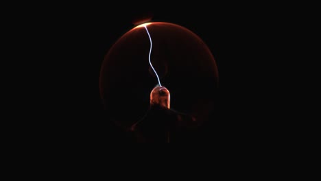 descarga eléctrica de la esfera de plasma