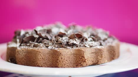 chocolate cake on a plate