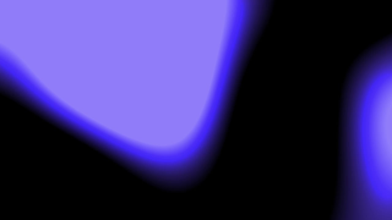 Abstract Purple and Blue Light Leaks on Black Background