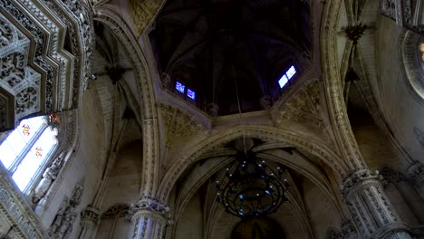 interior of the monastery of san juan de los reyes.