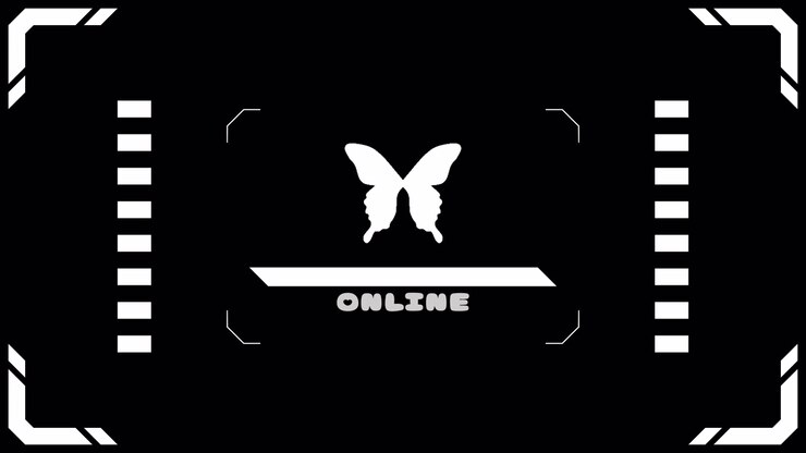 Virtual connection butterfly Transitions. 1080p - 30 fps - Alpha Channel (5)