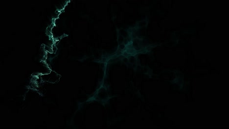 abstract background of smoke moving around in darkness. animation