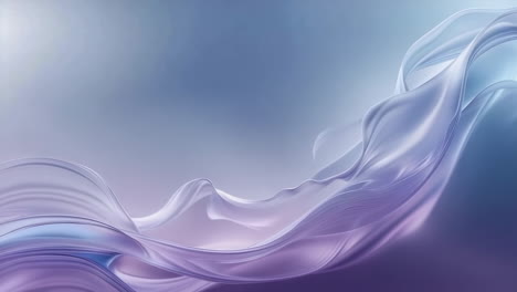abstract flowing fabric in purple and blue hues