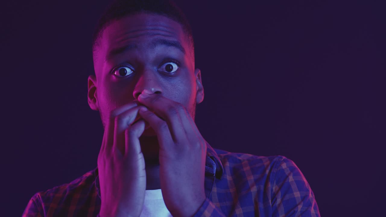 Man expressing shock and surprise