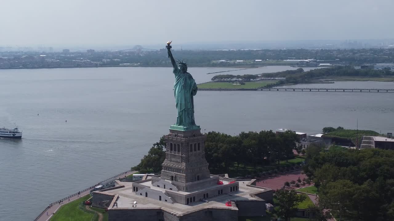 Isola della Statua della Libertà a New York City