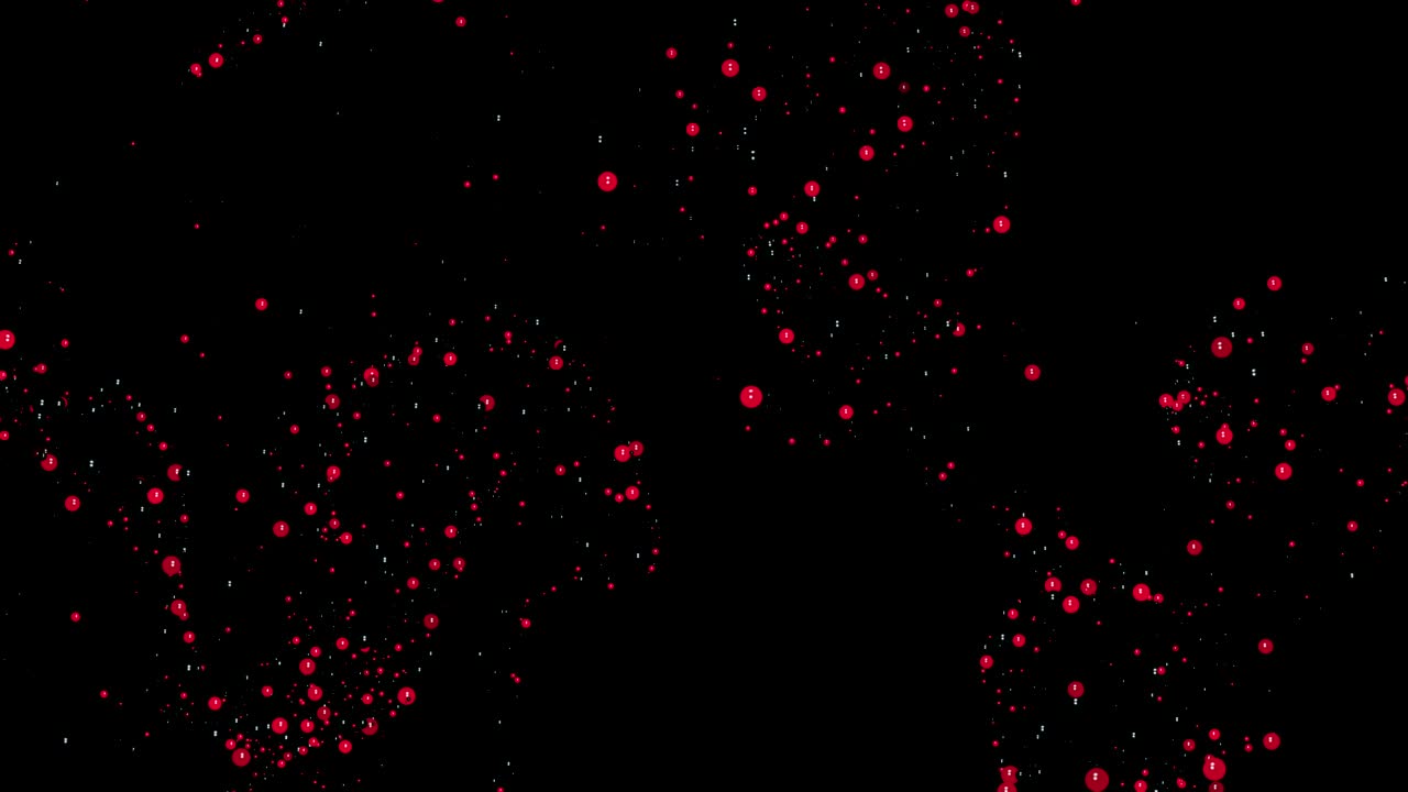 красный блестящий украшение. петля