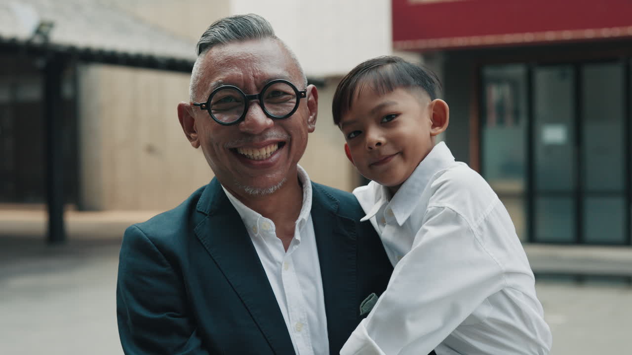 Retrato de padre e hijo