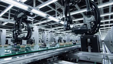 automated electronics manufacturing line