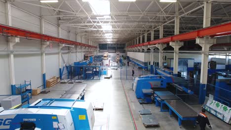 modern factory interior view