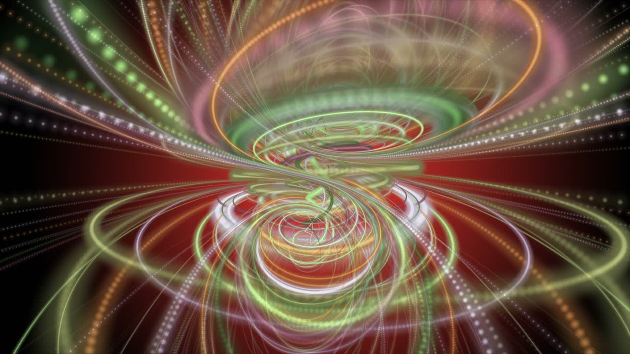 animación futurista con objeto de onda de rayas en cámara lenta, 4096x2304 bucle 4k