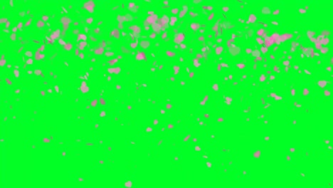 hearts effect paticle fractal omni flying and falling