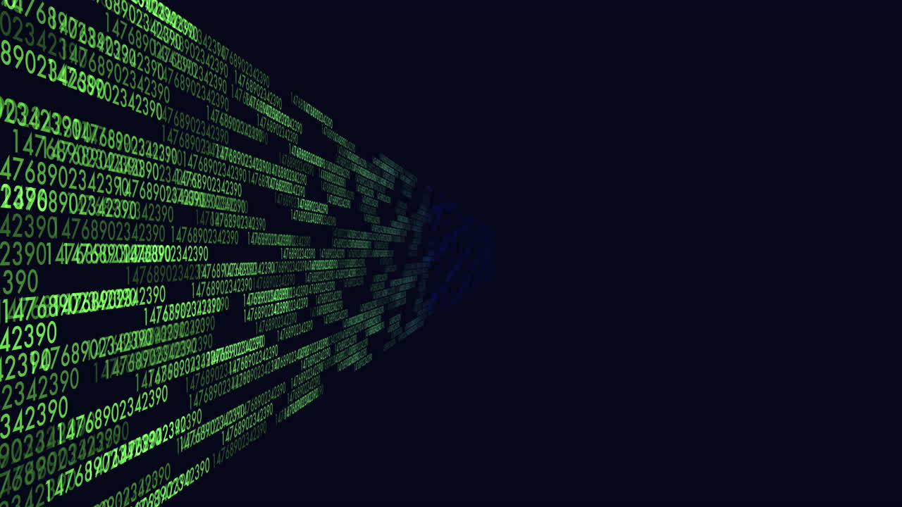 Striking visual representation of binary code projection