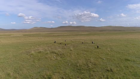 summer landscape with clear blue sky