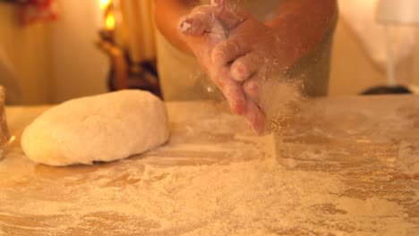 Hands-rubbing-flour-off-each-other-while-baking