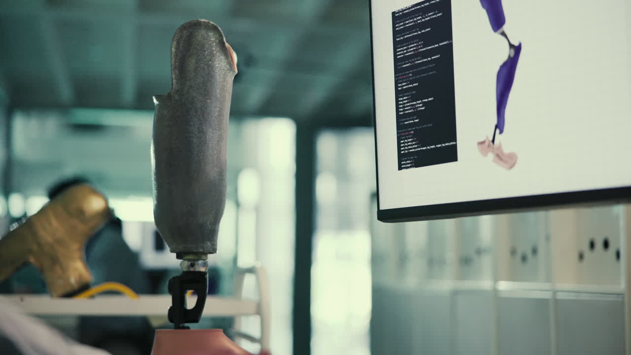 modelación y simulación en 3d de una pierna protésica