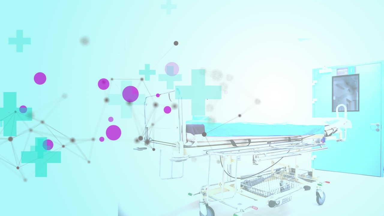 Hospital Room with Medical Bed