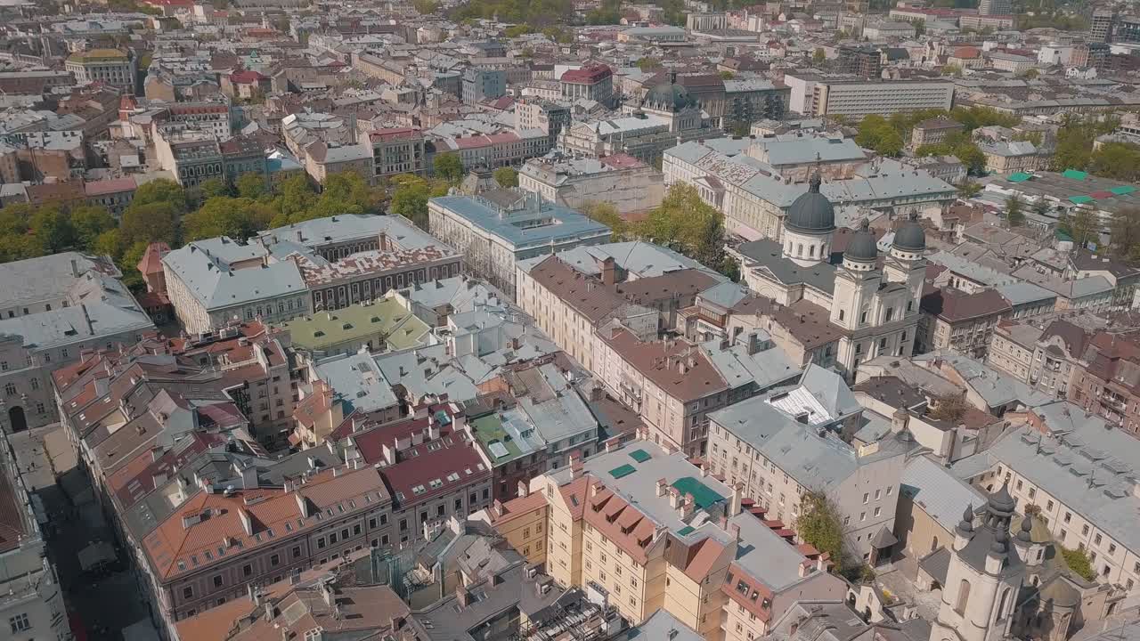 ウクライナの都市リヴィフ (lviv) はヨーロッパの都市都市の人気地域です
