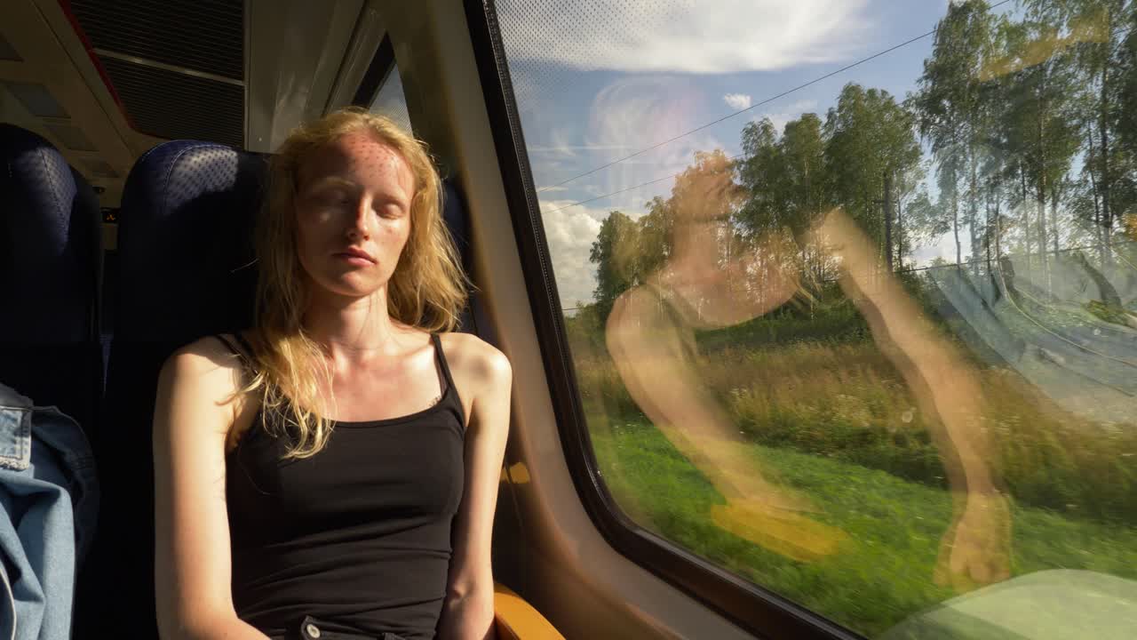 noche de sueño en el tren