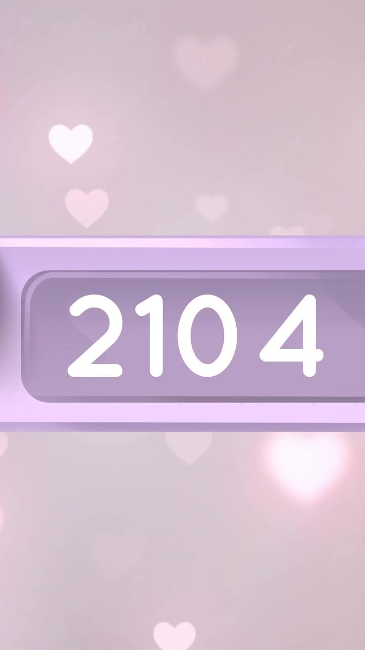 Numero crescente di mi piace o cuori 4k