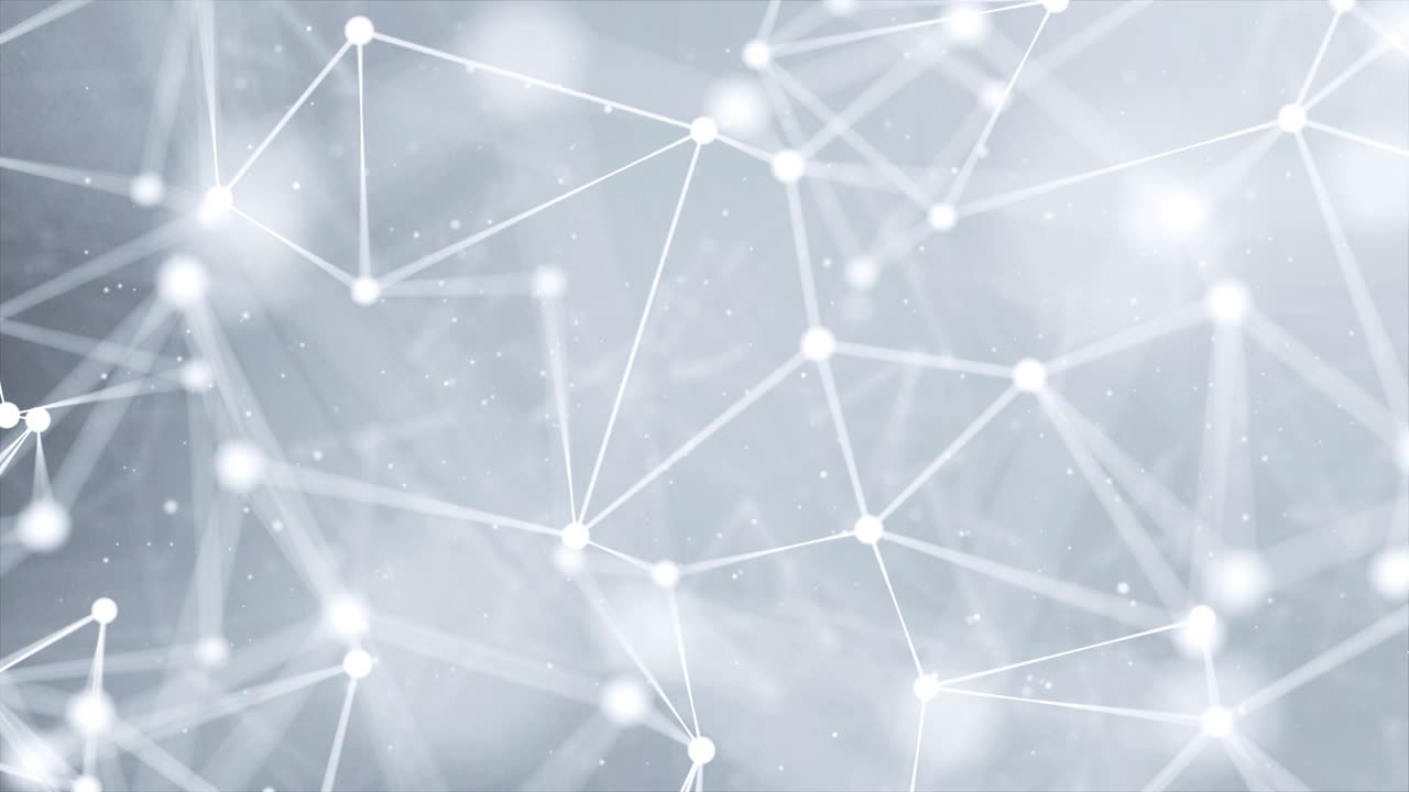 4K 3D Abstract Loop Background futuristic design, DNA Particals