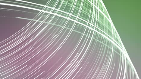 fondo abstracto con animación en movimiento de líneas curvas. rayas brillantes de luces