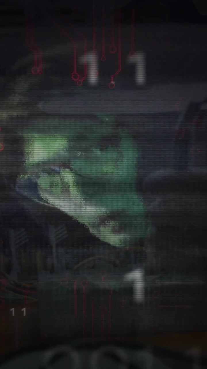 Binary code and circuit animation over person working on computer