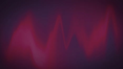animation of pink shapes moving on blue background