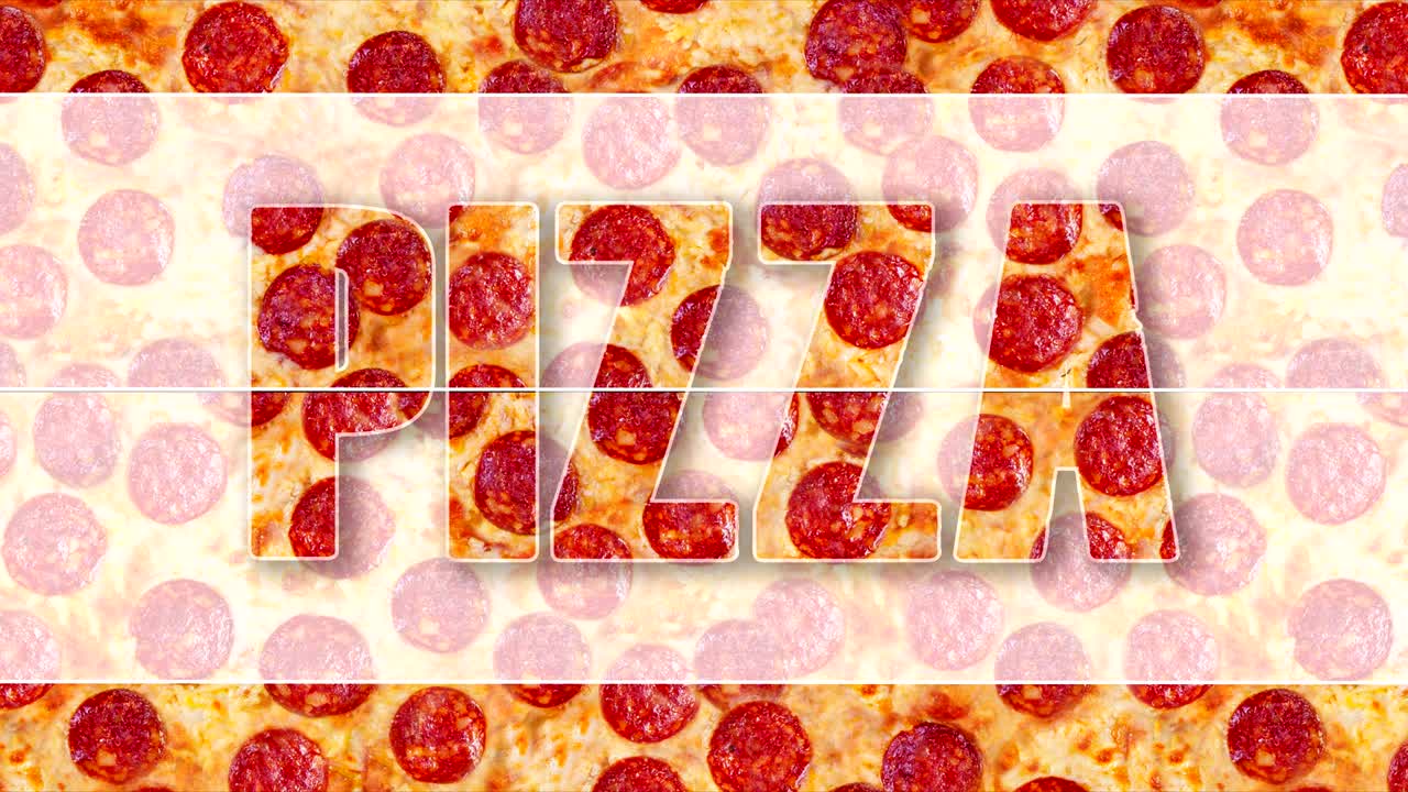 페페로니 피자 (pepperoni pizza) 의 배경 영상 - 이 사진은 레스토랑 메뉴를 디자인하는 데 완벽합니다. 내 페이지를 방문하십시오. 카페 또는 레스토랑에서 판매되는 모든 피자의 이미지를 찾을 수 있습니다.